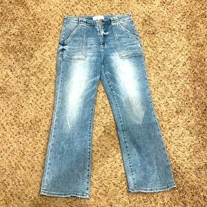 Risen Rosie Ankle Flare Jeans Size 7/28